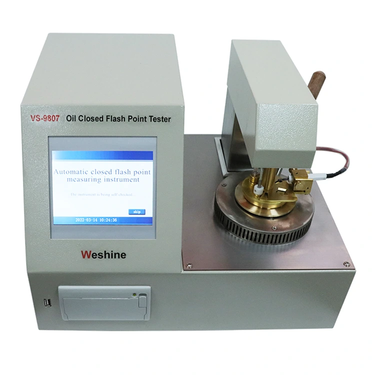 Tester temperatury zapłonu w otwartym kubku Cleveland